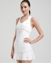 This sleek tank from Nike, boasting gilded piping, keeps you looking (and feeling) cool inside the gym and out.