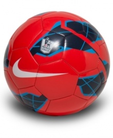 Use your head. Keep their skills on the field sharp with this official-sized soccer ball from Nike.