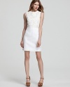 RAOUL Macrame Bodice Dress