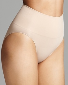 Featuring comfortable, contouring hosiery yarn and banded double-layer compression, Undie-tectable is a total tummy tamer. These bottoms seamlessly transition to skin because visible panty lines are never in style! Style #017