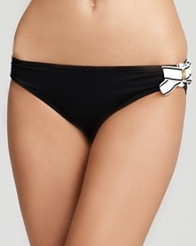 Interchangeable swimwear is a must for the seasoned sunbather, and this solid bottom from Juicy Couture is an easy way to be a mix and match master.