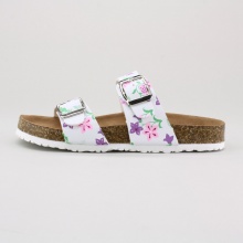 A fun slide sandal, the Brandi features two adjustable straps for a more secure and customized fit A fun slide sandal, the Brandi features two adjustable straps for a more secure and customized fit
