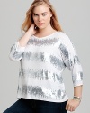 Karen Kane Plus Size Sequin Stripe Tunic