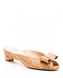 Stuart Weitzman Slides - Candy Bow Cork