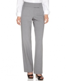 Flattering pants are an all-weather, all-season must have! This trouser-cut pair from Style&co. has a touch of stretch for an impeccable fit, and an everyday low price that's wallet-friendly.