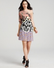 Tibi Dress - Printed One Shoulder Tibi Dress - Printed One Shoulder