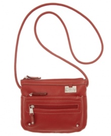 Superfunctional and endlessly stylish, this pebble-textured crossbody handbag is a fabulous everyday option. Drape it on, zip up your essentials and head out the door. Superfunctional and endlessly stylish, this pebble-textured crossbody handbag is a fabulous everyday option. Drape it on, zip up your essentials and head out the door.