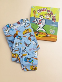 Make bedtime more enjoyable with this hardcover Casey At The Bat book set, equipped with coordinating cotton pajamas that will warm his heart. Adapted by Jill Cozza-TurnerHardcover24 pagesCottonMachine washMade in USA