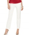 These slim pants from Jones New York are the perfect match with tees and blouses. Pair them with nude pumps for an ultra-flattering silhouette.