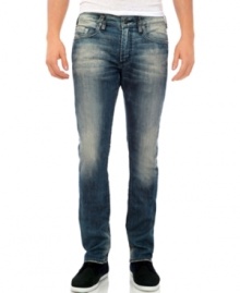 Lose a few inches with the rockstar-skinny styling of these jeans from Buffalo David Bitton. Lose a few inches with the rockstar-skinny styling of these jeans from Buffalo David Bitton.