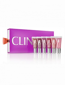 A sweet treat for lips: six luscious, high-gloss Superbalm Moisturizing Gloss minis. To soothe, smooth and add a kiss of colour. A great gift. A sweet treat for lips: six luscious, high-gloss Superbalm Moisturizing Gloss minis. To soothe, smooth and add a kiss of colour. A great gift.