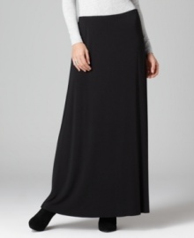 A wardrobe staple, mix and match this DKNYC solid maxi skirt for endless outfit possibilities! A wardrobe staple, mix and match this DKNYC solid maxi skirt for endless outfit possibilities!