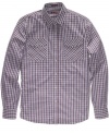 Plaid man. Shake up your shirt collection with this slim-fit Izod style. (Clearance)