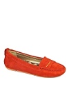 Slip into these driving moccasin-style flats and you will be ready to keep rolling all day; by Sam Edelman.