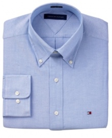 The classic every guy needs. Stock your stash of basics with this Tommy Hilfiger oxford shirt.