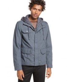 Your favorite casual topper has arrived. This jacket from American Rag is a layer you're sure to love. (Clearance)