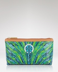 Update your on-the-go accessories with this ever chic printed cosmetics case from Tory Burch, perfect for stowing your favorite pretty-girl products. Update your on-the-go accessories with this ever chic printed cosmetics case from Tory Burch, perfect for stowing your favorite pretty-girl products.