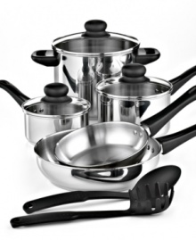 Get back to basics. A well-powered kitchen has all of the necessary essentials to get each & every job done well, and this starter set has the essentials-from fry pan to stockpot to pasta spoon-for confident & precise prep. Get back to basics. A well-powered kitchen has all of the necessary essentials to get each & every job done well, and this starter set has the essentials-from fry pan to stockpot to pasta spoon-for confident & precise prep.