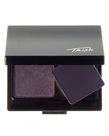 This ultra pigment-rich shadow delivers perfect depth and intensity for the densest lining, shading and contouring.* Long wearing* Crease resistant* Color true* Can be used dry and wet with Finish Line* Can be applied sheer or layered for more definition* Designed for our Refillable Makeup Pages and Compacts (sold separatelyUse Eye Definer with different Trish brushes for different effects.For a classic eye liner look, use Trishs Brush 11 Precise Eye Lining and press firmly into the Eye Definer Shadow. Tap off excess and test the color on the back of your hand to ensure you have the desired amount of pigment. Hold your chin up as you look down into your mirror and place the brush on the outer corner of your eye, pressing and wiggling across your lash line toward the inner lash.For a winged eye liner look, use Trishs Brush 50 Angled Eye Lining and press firmly into the Eye Definer Shadow. Tap off excess and test the color on the back of your hand to ensure you have the desired amount of pigment. Hold your chin up as you look down into your mirror and place the brush at the inner corner of your eye with the point facing toward your nose. Sweep or press color along lash line working outward to the end of the lash line. Flip the brush so the point faces upward and press. This will give you the perfect winged look.For an easy one step eye liner look, use Trishs Brush 54 Va Va Voom and press firmly into the Eye Definer Sha This ultra pigment-rich shadow delivers perfect depth and intensity for the densest lining, shading and contouring.* Long wearing* Crease resistant* Color true* Can be used dry and wet with Finish Line* Can be applied sheer or layered for more definition* Designed for our Refillable Makeup Pages and Compacts (sold separatelyUse Eye Definer with different Trish brushes for different effects.For a classic eye liner look, use Trishs Brush 11 Precise Eye Lining and press firmly into the Eye Definer Shadow. Tap off excess and test the color on the back of your hand to ensure you have the desired amount of pigment. Hold your chin up as you look down into your mirror and place the brush on the outer corner of your eye, pressing and wiggling across your lash line toward the inner lash.For a winged eye liner look, use Trishs Brush 50 Angled Eye Lining and press firmly into the Eye Definer Shadow. Tap off excess and test the color on the back of your hand to ensure you have the desired amount of pigment. Hold your chin up as you look down into your mirror and place the brush at the inner corner of your eye with the point facing toward your nose. Sweep or press color along lash line working outward to the end of the lash line. Flip the brush so the point faces upward and press. This will give you the perfect winged look.For an easy one step eye liner look, use Trishs Brush 54 Va Va Voom and press firmly into the Eye Definer Sha