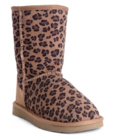 You won't find a prettier--or pinker leopard print than the one that covers Ukala's Ally boots. You won't find a prettier--or pinker leopard print than the one that covers Ukala's Ally boots.