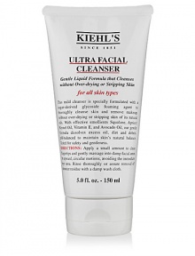 This mild cleanser is specially formulated with a sugar-derived glycoside foaming agent to thoroughly cleanse skin and remove makeup, without over-drying or stripping skin of its natural oils. With effective emollients Squalane, Apricot Kernel Oil, Vitamin E and Avocado Oil, our gentle formula dissolves excess oil, dirt and debris. PH-balanced to maintain skin's natural balance. Tested for safety and gentleness. 5.0 oz. This mild cleanser is specially formulated with a sugar-derived glycoside foaming agent to thoroughly cleanse skin and remove makeup, without over-drying or stripping skin of its natural oils. With effective emollients Squalane, Apricot Kernel Oil, Vitamin E and Avocado Oil, our gentle formula dissolves excess oil, dirt and debris. PH-balanced to maintain skin's natural balance. Tested for safety and gentleness. 5.0 oz.