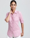 Tailored in a slim fit and soft hue, this C&C California shirt is a feminine spin on the classic button-up.