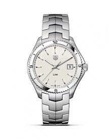 TAG Heuer's iconic Link series combines sport history with elegance. Featuring its unique ergonomic S-shaped bracelet links with clean, classic design, Link is designed for active, elegant lifestyles. TAG Heuer's iconic Link series combines sport history with elegance. Featuring its unique ergonomic S-shaped bracelet links with clean, classic design, Link is designed for active, elegant lifestyles.