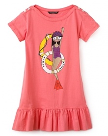 Little Marc Jacobs Girls' Leeane Dress - Sizes 8-12L Little Marc Jacobs Girls' Leeane Dress - Sizes 8-12L