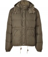 The perfectly sporty finish to cool winter looks, Ralph Laurens classic down parka is a timeless essential guaranteed to get you through the season in style - Drawstring hood with snap closures, long sleeves, elasticized cuffs, hidden two-way front zip, snap panel, snapped slit pockets, drawstring hemline - Classic straight fit - For a rugged finish, team with bright knits and favorite slim-cut jeans