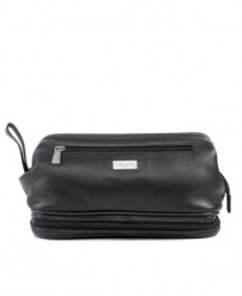 All of your travel essentials fit snugly into one handy water-resistant travel kit that accommodates quick and easy access with a wide mouth for grabbing on the get-go and a bottom zip compartment that reveals a removable mesh pouch to store all your soaps, shampoos and other odds and ends. Limited lifetime warranty. All of your travel essentials fit snugly into one handy water-resistant travel kit that accommodates quick and easy access with a wide mouth for grabbing on the get-go and a bottom zip compartment that reveals a removable mesh pouch to store all your soaps, shampoos and other odds and ends. Limited lifetime warranty.