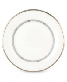 Beautiful in its simplicity, this dinnerware collection features a timeless, elegant design. The pristine white bone china is accented by a single, shimmering band of platinum. The understated beauty will add a refined sophistication to your dining experience for years to come. Qualifies for Rebate Beautiful in its simplicity, this dinnerware collection features a timeless, elegant design. The pristine white bone china is accented by a single, shimmering band of platinum. The understated beauty will add a refined sophistication to your dining experience for years to come. Qualifies for Rebate