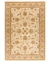 Inspired by intricately-woven rugs of Persia, the Meshad area rug offers beautiful, transitional style. Soft tones like cream, gold and sage are woven in dense, heavy-weight heat-set polypropylene for a surprisingly lush, high-fashion addition to any room. Made in the USA.