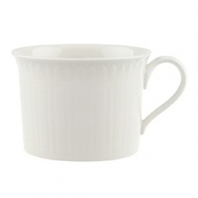 This collection of classic white, patterned dinnerware and serveware is remarkable for its ability to coordinate with a variety of table linen and flatware patterns. This collection of classic white, patterned dinnerware and serveware is remarkable for its ability to coordinate with a variety of table linen and flatware patterns.