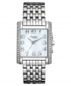 A impeccably crafted watch from Caravelle by Bulova that glistens with crystal accents.