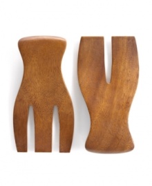 Playful and rustic, The Cellar's beautifully crafted acacia wood salad servers lend a helping hand when it comes to tossing and plating greens. Playful and rustic, The Cellar's beautifully crafted acacia wood salad servers lend a helping hand when it comes to tossing and plating greens.