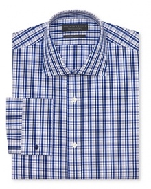 The Men's Store at Bloomingdale's Plaid Dress Shirt - Slim Fit The Men's Store at Bloomingdale's Plaid Dress Shirt - Slim Fit