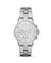 This gleaming silver-tone watch from MICHAEL Michael Kors captures modern, sporty style. Features include three-eye functionality and date window.