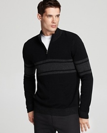 Whether you're hitting the slopes or just milling about town, this soft sweater will keep you warm and looking handsome. Whether you're hitting the slopes or just milling about town, this soft sweater will keep you warm and looking handsome.