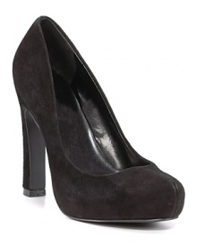 Soft suede and a bold platform make these wardrobe essential true style stars. By Aqua. Soft suede and a bold platform make these wardrobe essential true style stars. By Aqua.
