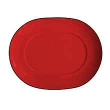 A modern and creative dinnerware pattern with a matte chocolate brown rim and a pop of glazed color in the center! Each piece is a different vibrant accent for your table. Made in Germany. Dishwasher safe. A modern and creative dinnerware pattern with a matte chocolate brown rim and a pop of glazed color in the center! Each piece is a different vibrant accent for your table. Made in Germany. Dishwasher safe.
