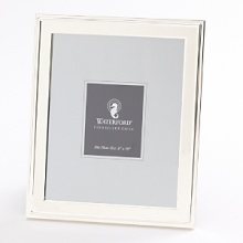 Classic in design and styling, our silverplated frames are an example of great taste. A perfect selection to celebrate most any occasion. The Classic frames are crafted of heavy-gauge brass and richly silverplated. The frame back is rich black velvet with a Waterford Seahorse insignia at the top. Classic in design and styling, our silverplated frames are an example of great taste. A perfect selection to celebrate most any occasion. The Classic frames are crafted of heavy-gauge brass and richly silverplated. The frame back is rich black velvet with a Waterford Seahorse insignia at the top.
