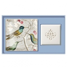 Hummingbird soap set by Fringe. This charming soap set will add an air of romance to any powder room or kitchen, any time of year. Features a Hummingbird-themed glass transferware soap tray accompanied by triple-milled soap made with vitamin E, coconut, palm and olive oil. Soap scent is Botanica, a blend of currant, blackberry and gingergrass. Hummingbird soap set by Fringe. This charming soap set will add an air of romance to any powder room or kitchen, any time of year. Features a Hummingbird-themed glass transferware soap tray accompanied by triple-milled soap made with vitamin E, coconut, palm and olive oil. Soap scent is Botanica, a blend of currant, blackberry and gingergrass.