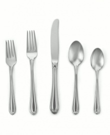 Premier tableware designer Gorham presents superior quality stainless steel flatware in an array of distinctive patterns to suit your every mood and occasion. The semiformal Melon Bud place settings pattern is a classically simple design embellished with a graceful bud detail at the end of the handle.