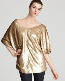 Rachel Zoe Top - Minelli Sequin Dolman