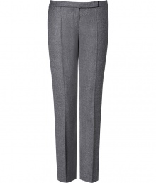 Bring some sophistication to your workweek look with these chic tailored pants from Hugo - Side and back slit pockets, hidden hook closure - Slim fit, ankle length - Pair with a sleek button-down, matching blazer, and dress shoes for an office-to-evening ensemble