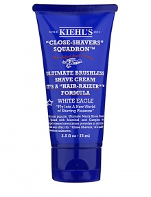 Our most popular Ultimate Men's Shave Cream ... Spiked with Menthol and Camphor, this superb cream formulation provides an incomparable skin effect for Close Shavers, of a quality heretofore unknown. 2.5 oz. Our most popular Ultimate Men's Shave Cream ... Spiked with Menthol and Camphor, this superb cream formulation provides an incomparable skin effect for Close Shavers, of a quality heretofore unknown. 2.5 oz.