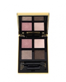 Through the magic of water and a revolutionary new process, Yves Saint Laurent pushes the limits of color with PURE CHROMATICS, a new generation of eye shadows. Real makeup artist magic is made easy with 6 emblematic harmonies that captivate the eyes. THE POWER OF WATER. Exclusively by YSL, the new water-process technology is the latest discovery in color, allowing pigments to be more intense and metallic than ever before! USE WET FOR A CHROMATIC TRANSFORMATION. Expect the unexpected. Water does not dilute but enhances color pigments in PURE CHROMATICS. When used wet, the water rehydrates the eye shadows and gives full intensity to their pigments. The effect is the satiny powder transforms into a luxurious cream while pearls shine with a metallic finish. Through the magic of water and a revolutionary new process, Yves Saint Laurent pushes the limits of color with PURE CHROMATICS, a new generation of eye shadows. Real makeup artist magic is made easy with 6 emblematic harmonies that captivate the eyes. THE POWER OF WATER. Exclusively by YSL, the new water-process technology is the latest discovery in color, allowing pigments to be more intense and metallic than ever before! USE WET FOR A CHROMATIC TRANSFORMATION. Expect the unexpected. Water does not dilute but enhances color pigments in PURE CHROMATICS. When used wet, the water rehydrates the eye shadows and gives full intensity to their pigments. The effect is the satiny powder transforms into a luxurious cream while pearls shine with a metallic finish.