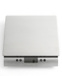 Cook smart. Portion wisely. Eat healthy. This high-capacity kitchen scale features Aquatronic technology that lets you weigh up to 22-lbs. of food -- both dry and liquid -- with equal ease, switching back and forth with the push of a button. 10-year warranty. Cook smart. Portion wisely. Eat healthy. This high-capacity kitchen scale features Aquatronic technology that lets you weigh up to 22-lbs. of food -- both dry and liquid -- with equal ease, switching back and forth with the push of a button. 10-year warranty.