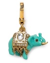 Go wild for this bejeweled elephant charm from Juicy Couture. Cast in brass and accented by delicate crystals, it's sure to pique animal instincts.