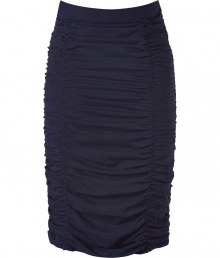 Luxurious skirt made ..from fine navy silk - Elegant, refined cut - The eyecatcher: the decorative ruching - Slim fit, figure-hugging, fits pretty high at the waist, comfortable knee length - With the simplest top possible (the skirt is eye-catching enough), such as a white shirt or chiffon top - as well as pumps or sandals Luxurious skirt made ..from fine navy silk - Elegant, refined cut - The eyecatcher: the decorative ruching - Slim fit, figure-hugging, fits pretty high at the waist, comfortable knee length - With the simplest top possible (the skirt is eye-catching enough), such as a white shirt or chiffon top - as well as pumps or sandals